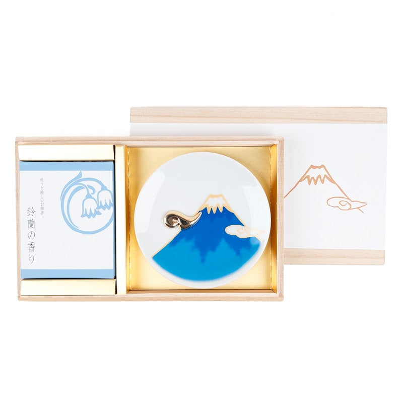 Zestaw upominkowy z japońskim kadzidłem Mount Fuji