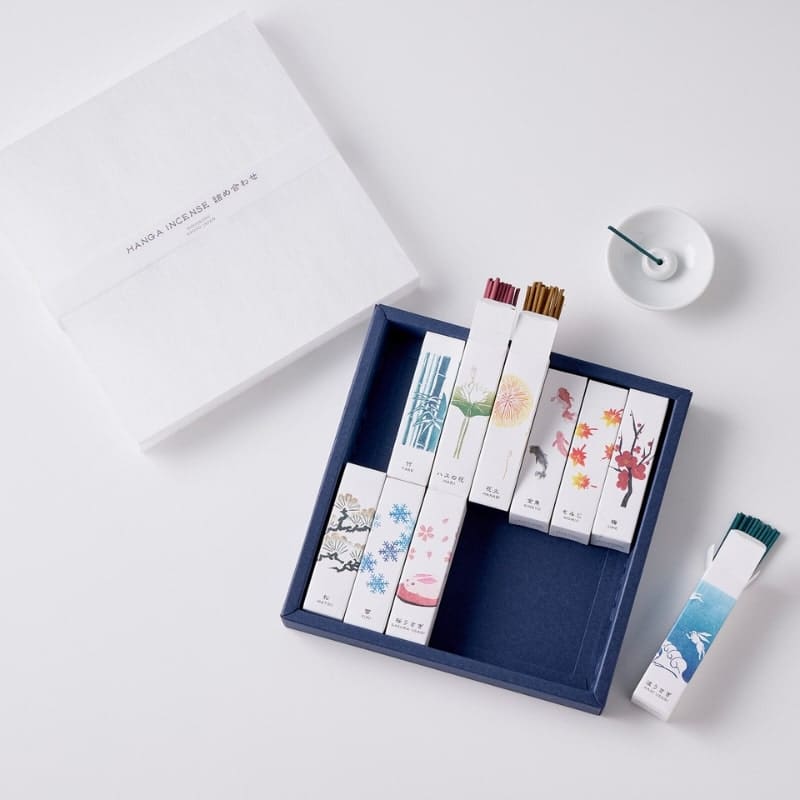 Zestaw upominkowy z japońskimi kadzidełkami Cztery Pory Roku