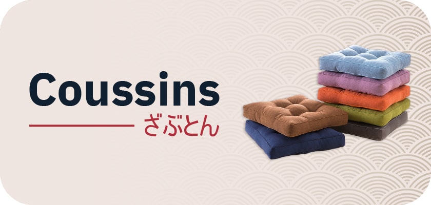 coussins japonais