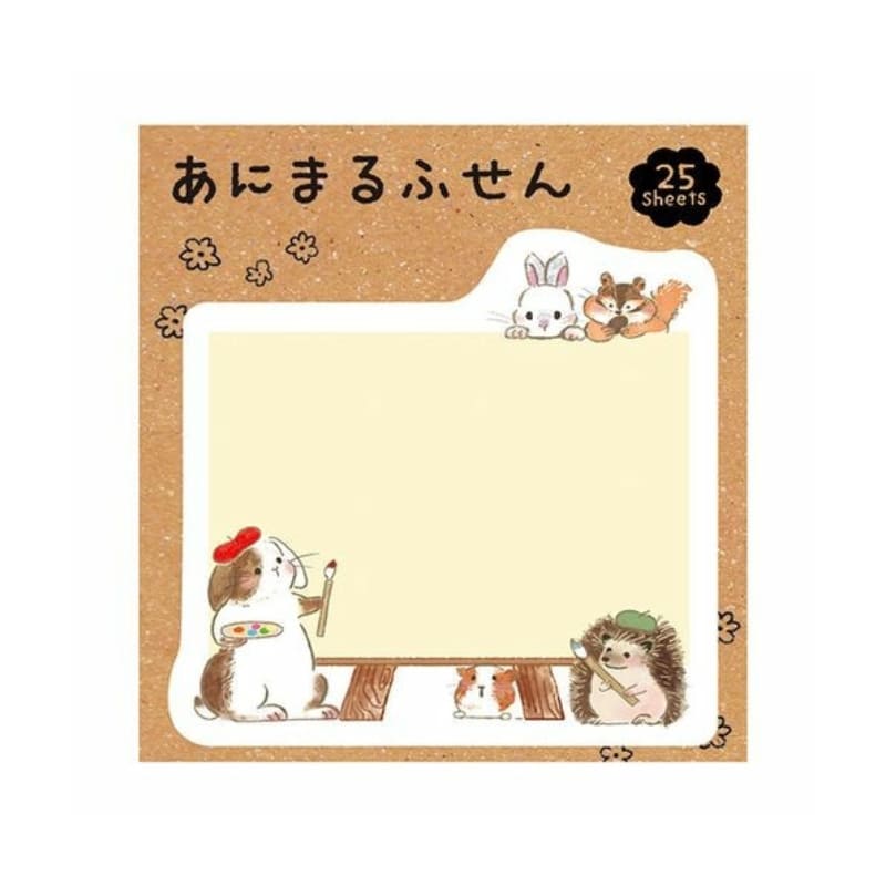 Karteczki samoprzylepne i zwierzęta Canva