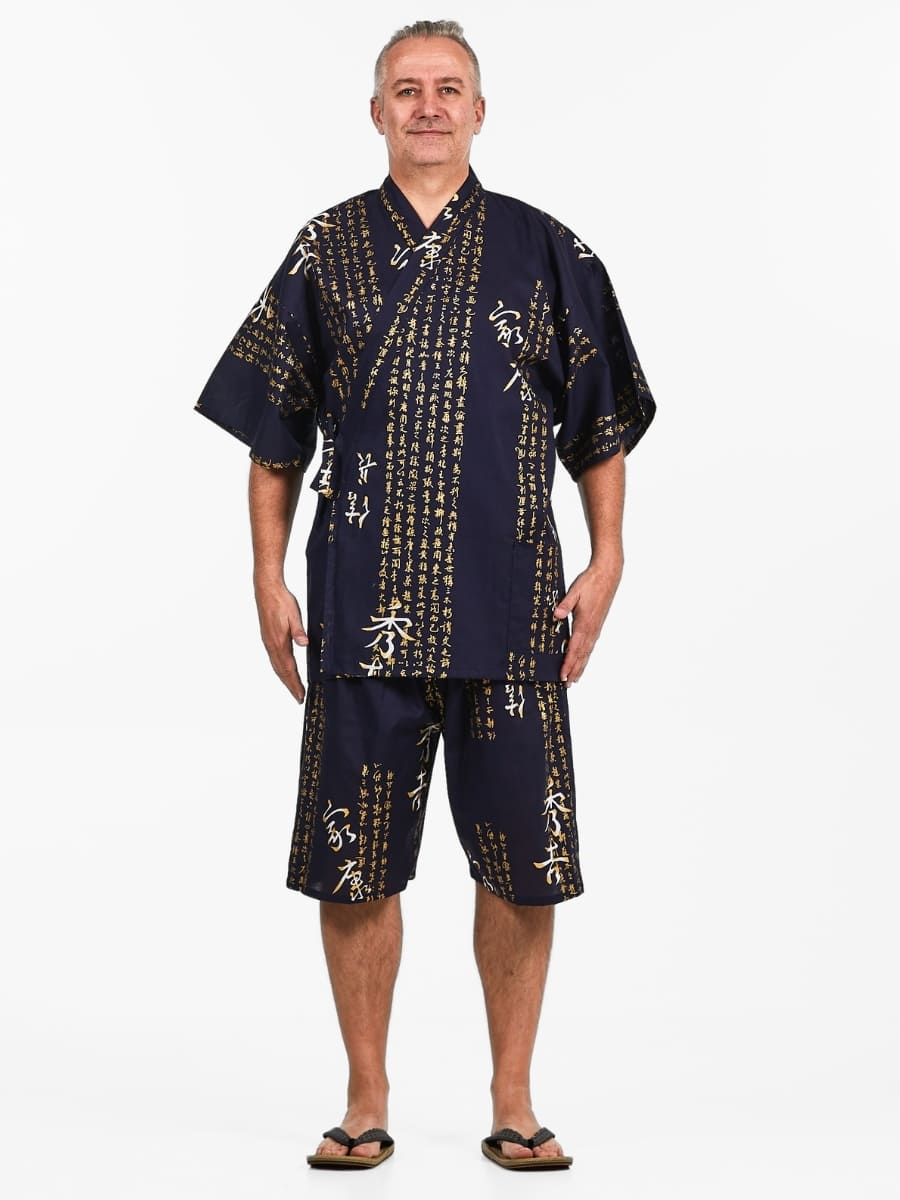 Japoński Jinbei Man Kanji