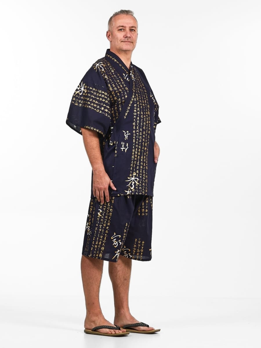 Japoński Jinbei Man Kanji