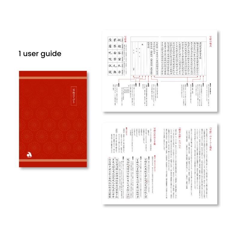 Zestaw do Kopiowania Sutry z Pędzelkiem Tombo