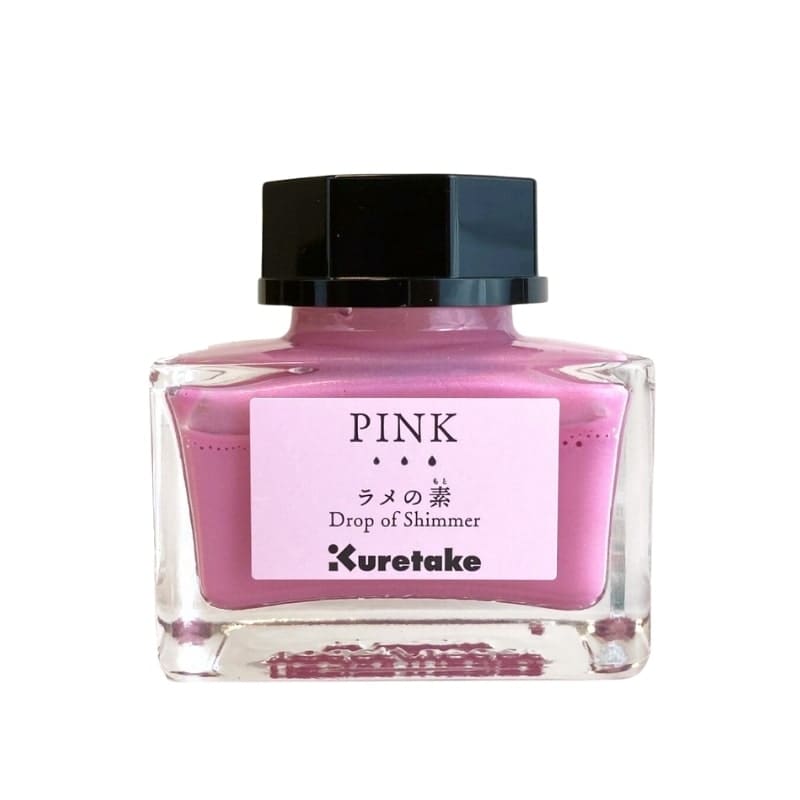 Atrament Drop of Shimmer firmy Kuretake Różowy