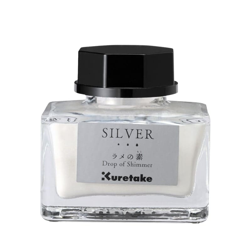 Atrament Drop of Shimmer firmy Kuretake Srebrny