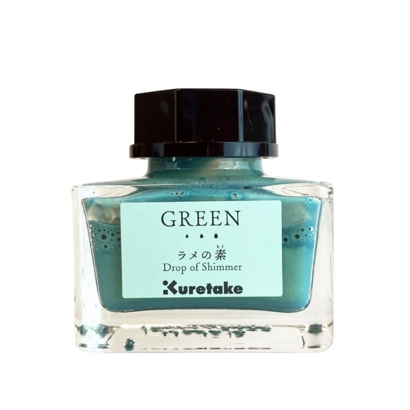 Atrament Drop of Shimmer firmy Kuretake Zielony