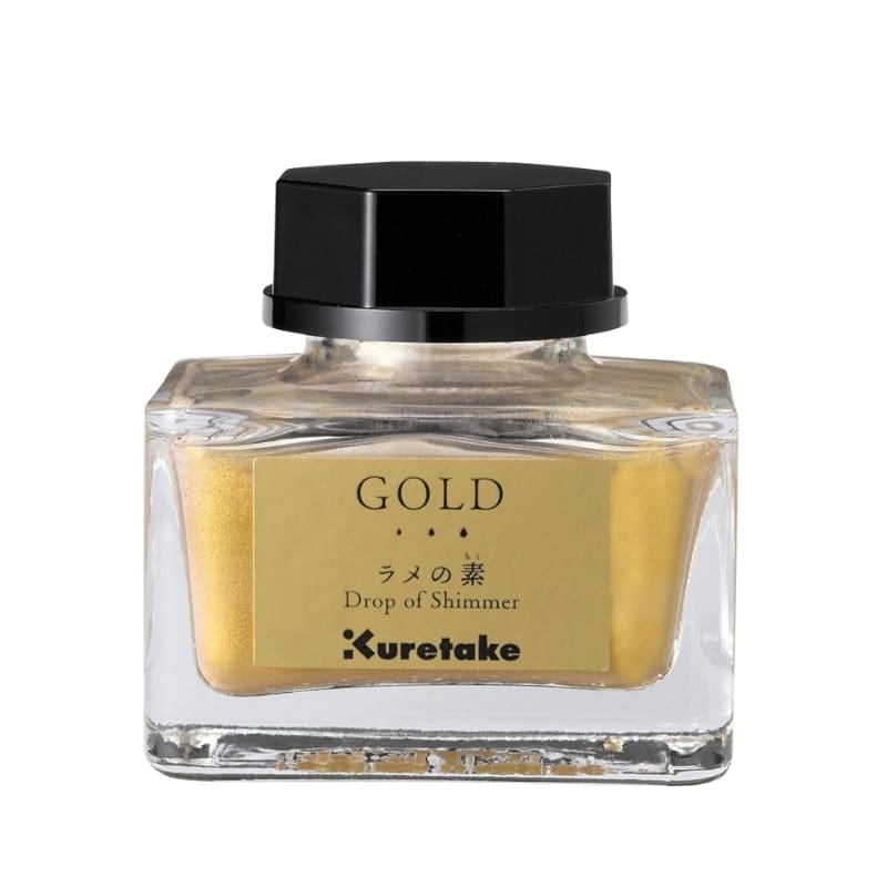 Atrament Drop of Shimmer firmy Kuretake Złoty