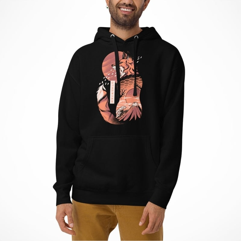 Bluza dresowa Japanese Fox