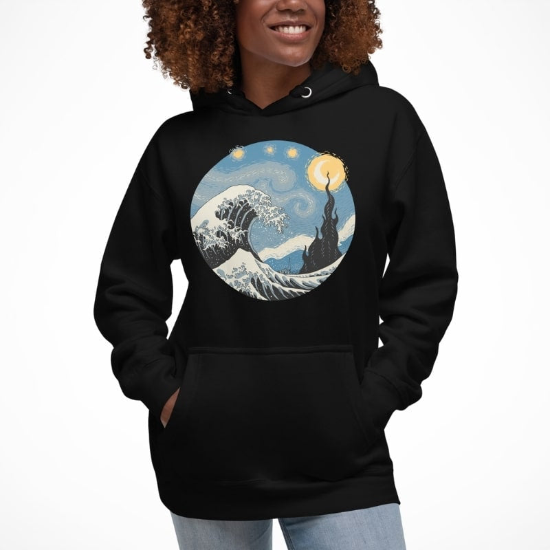 Bluza Japanese Wave & Starry Night