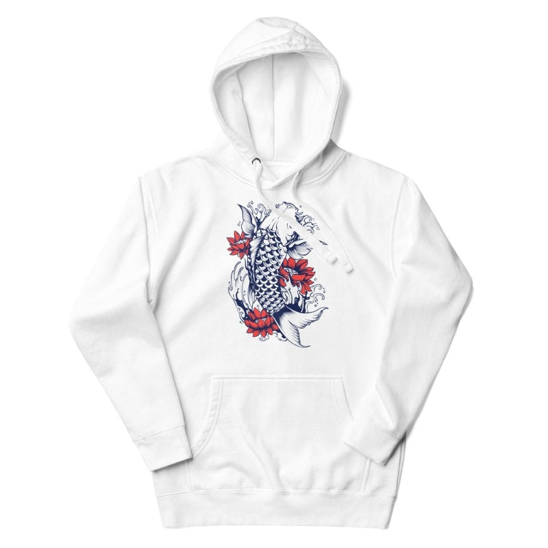 Bluza z japońskim karpiem Koi S