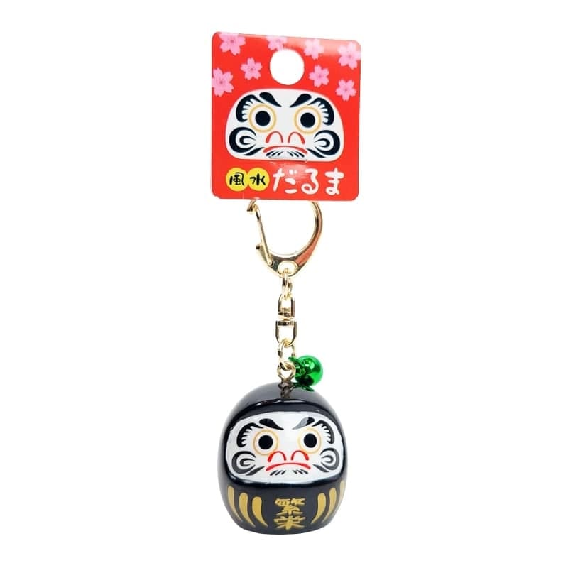 Breloczek do kluczy Grand Daruma kolor do wyboru Czarny