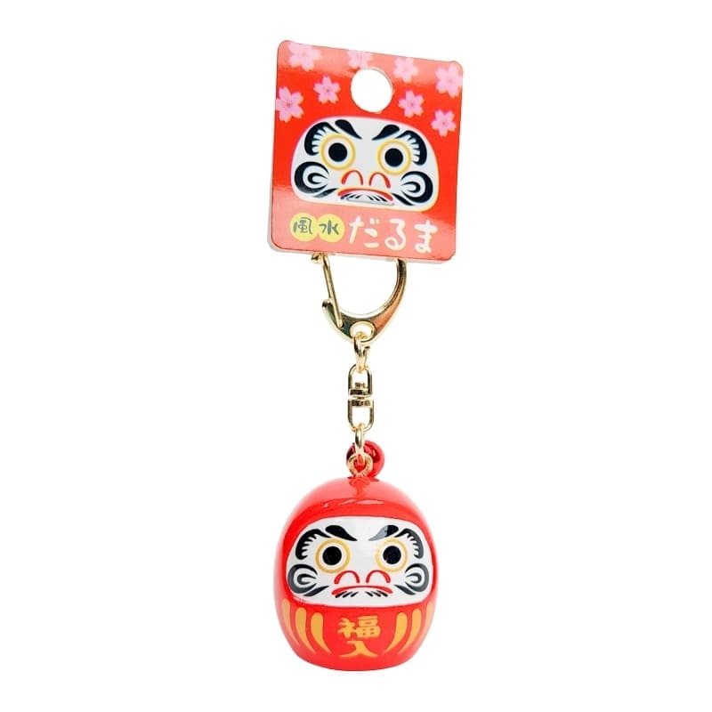 Breloczek do kluczy Grand Daruma kolor do wyboru Czerwony