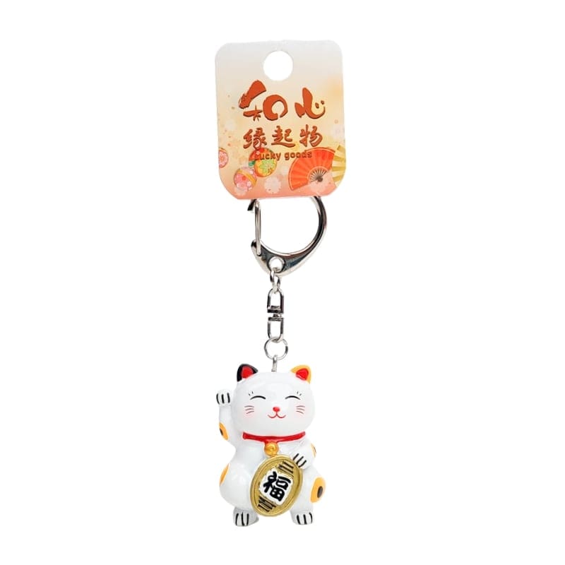Brelok do kluczy Maneki Neko Kawaii