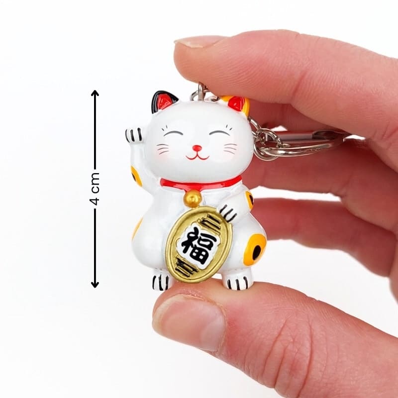 Brelok do kluczy Maneki Neko Kawaii