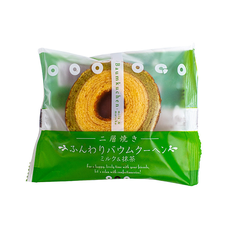Ciasto Mleczne Matcha Taiyo Baumkuchen