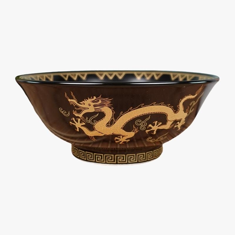 Czarna japońska miska ramen