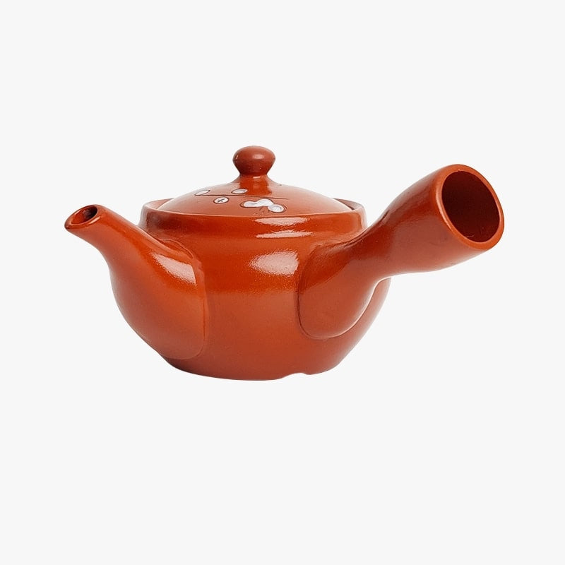 Czerwony japoński czajniczek Kyusu