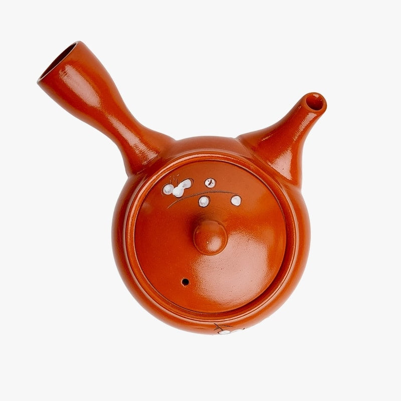 Czerwony japoński czajniczek Kyusu