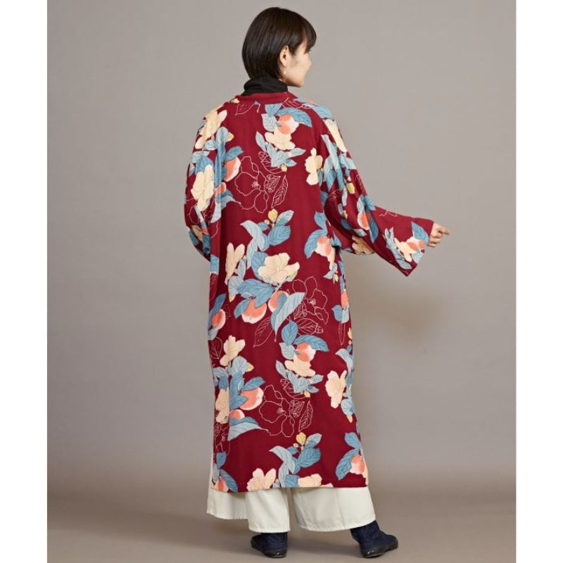 Damska kurtka kimono w kwiaty Uniwersalny rozmiar