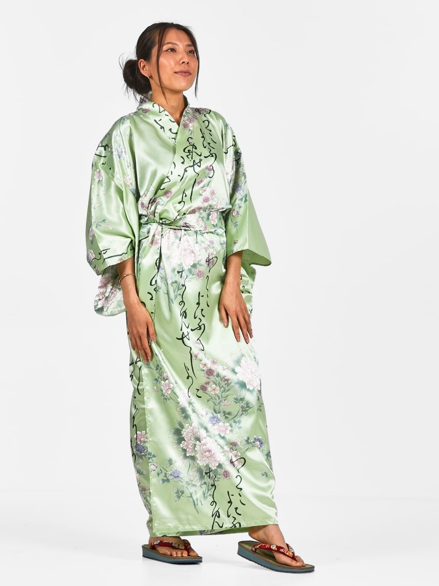 Damskie japońskie kimono Shi to Hana Uniwersalny rozmiar