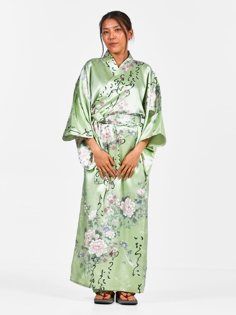 Damskie japońskie kimono Shi to Hana Uniwersalny rozmiar