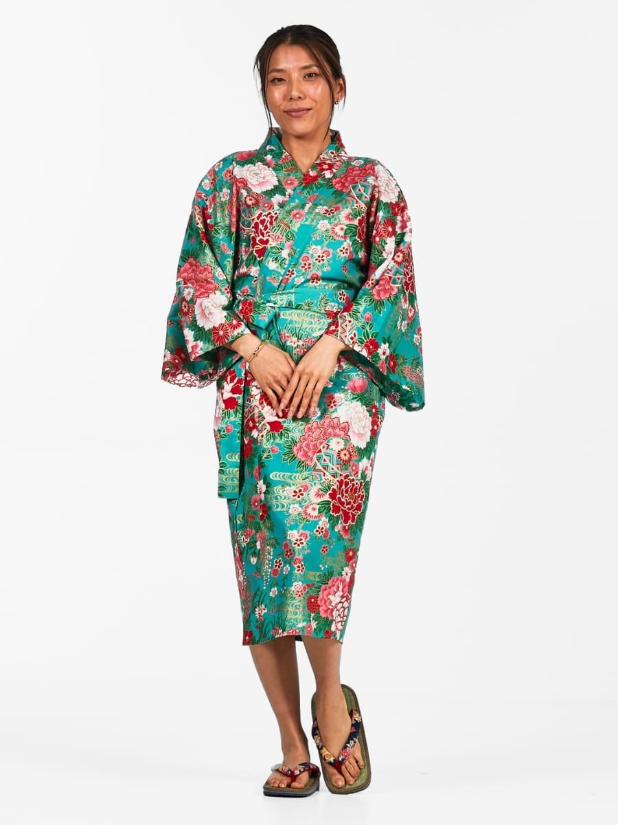 Damskie Kimono Happi - Temari Uniwersalny rozmiar