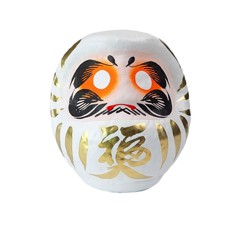 Duża biała Daruma 12 i 15 cm