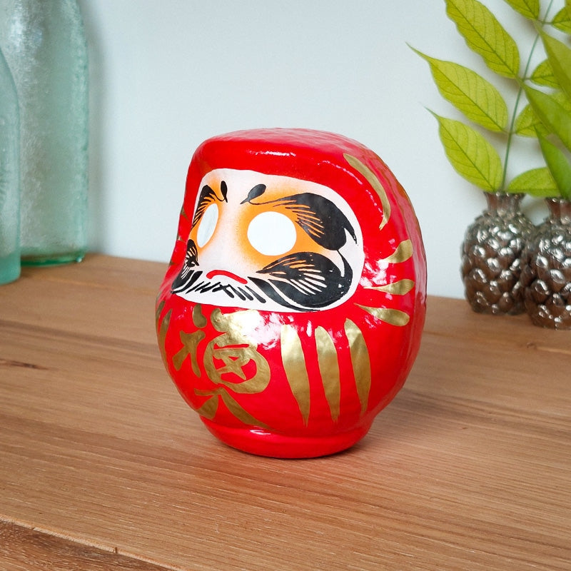 Duża czerwona Daruma 12 i 15 cm