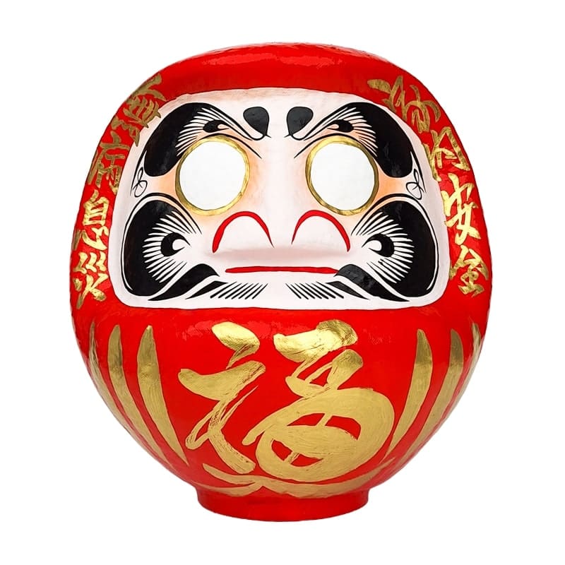 Duża czerwona Daruma 23 cm