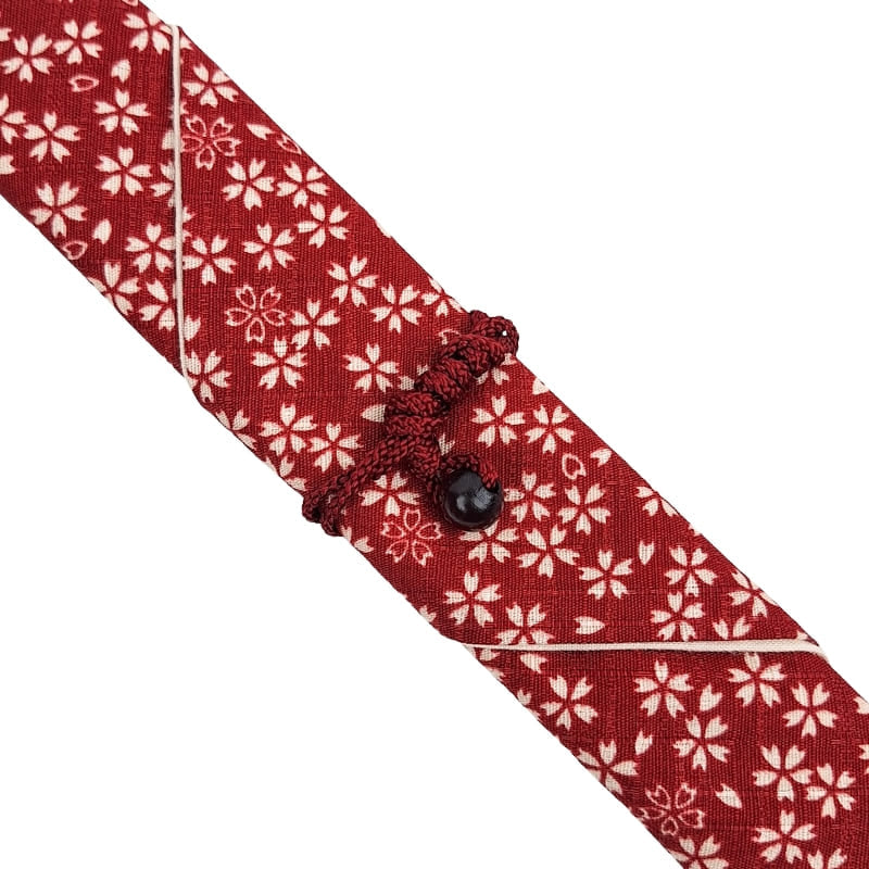 Etui na japońskie pałeczki Sakura Red