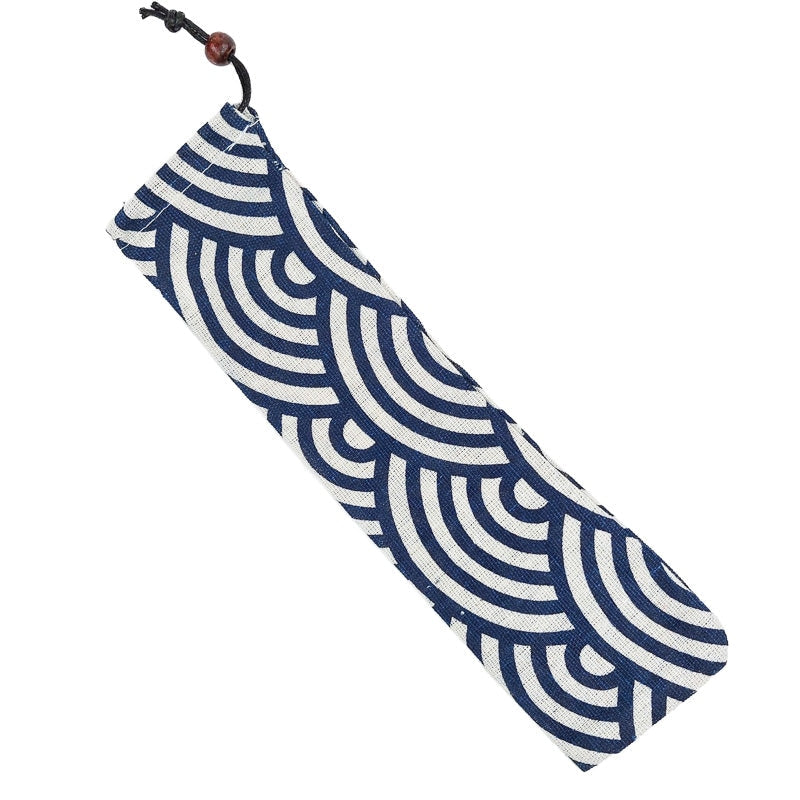 Etui na japońskie pałeczki Seigaiha
