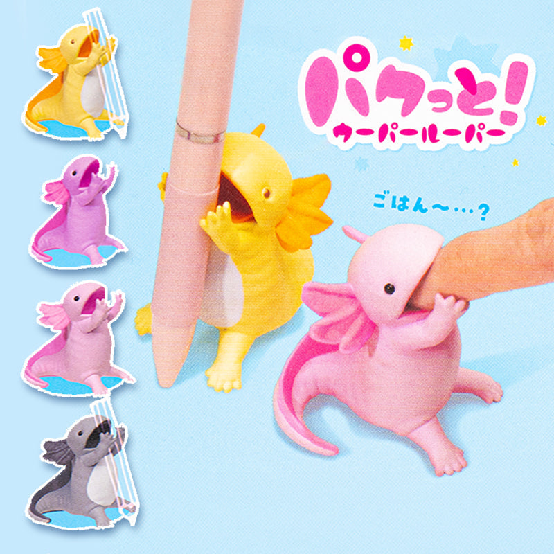 Figurka Gachapon - Aksolotl Stojak na Długopis