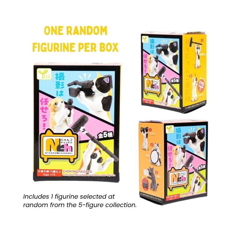 Figurka Gachapon - Kocia Ekipa Filmowa