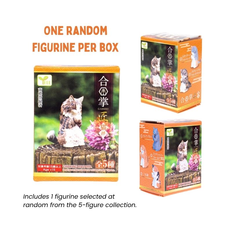 Figurka Gachapon - Kot Gassho