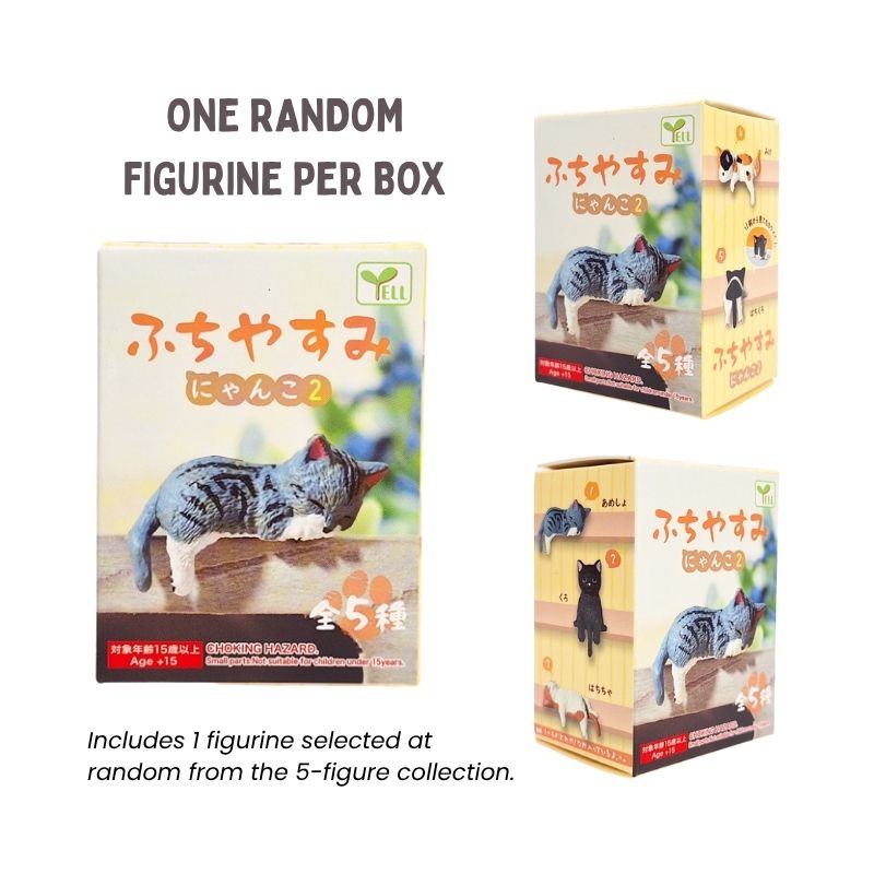Figurka Gachapon - Śpiący Kot