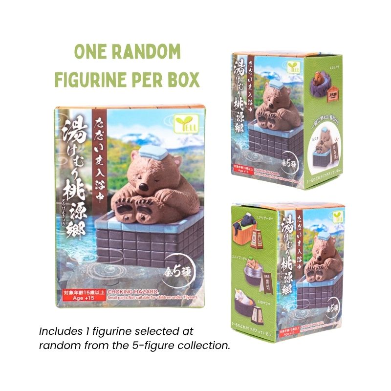 Figurka Gachapon - Zwierzę w Kąpieli