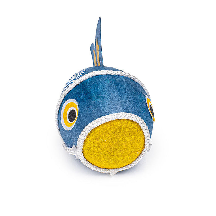 Figurka Szczęścia Okiagari - Niebieski Karp Koi