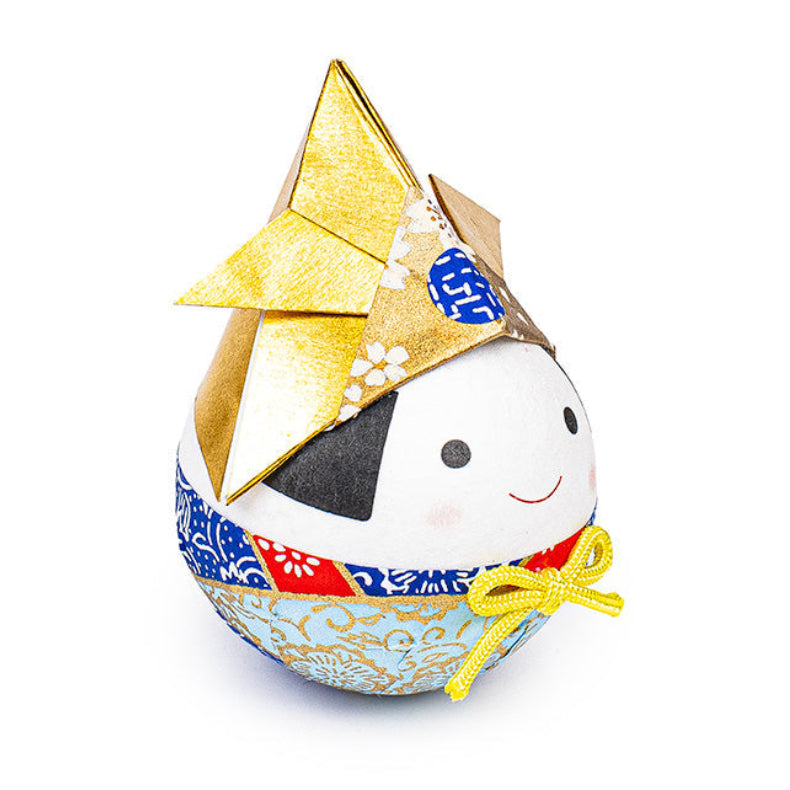 Figurka Szczęścia z Papieru Washi Okiagari - Kabuto