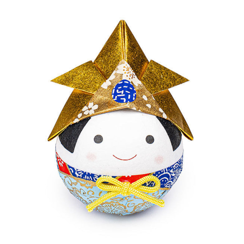 Figurka Szczęścia z Papieru Washi Okiagari - Kabuto