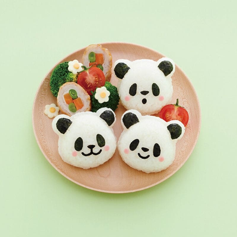 Forma do onigiri z głową pandy