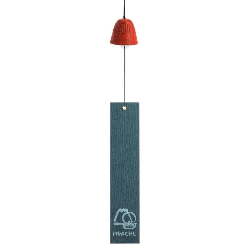 Furin Iwachu Gong japoński czerwony 4,5 cm