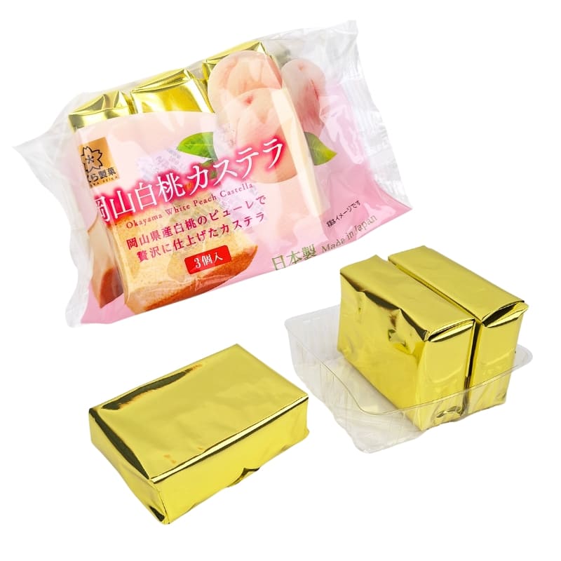 Okayama White Peach Castella Cake