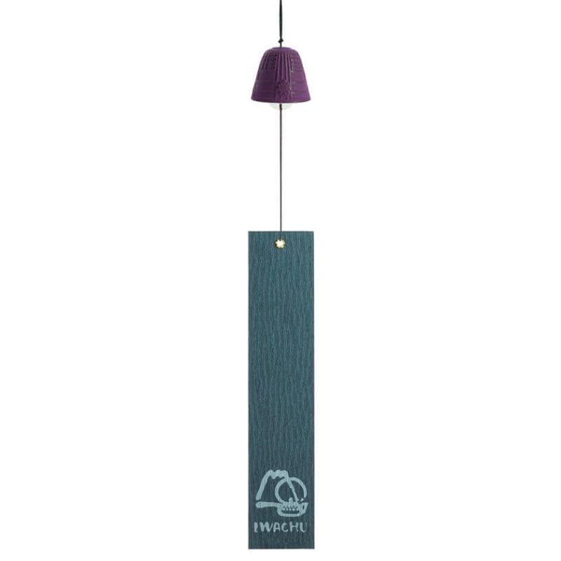 Gong japoński Furin Iwachu fioletowy 4,5 cm