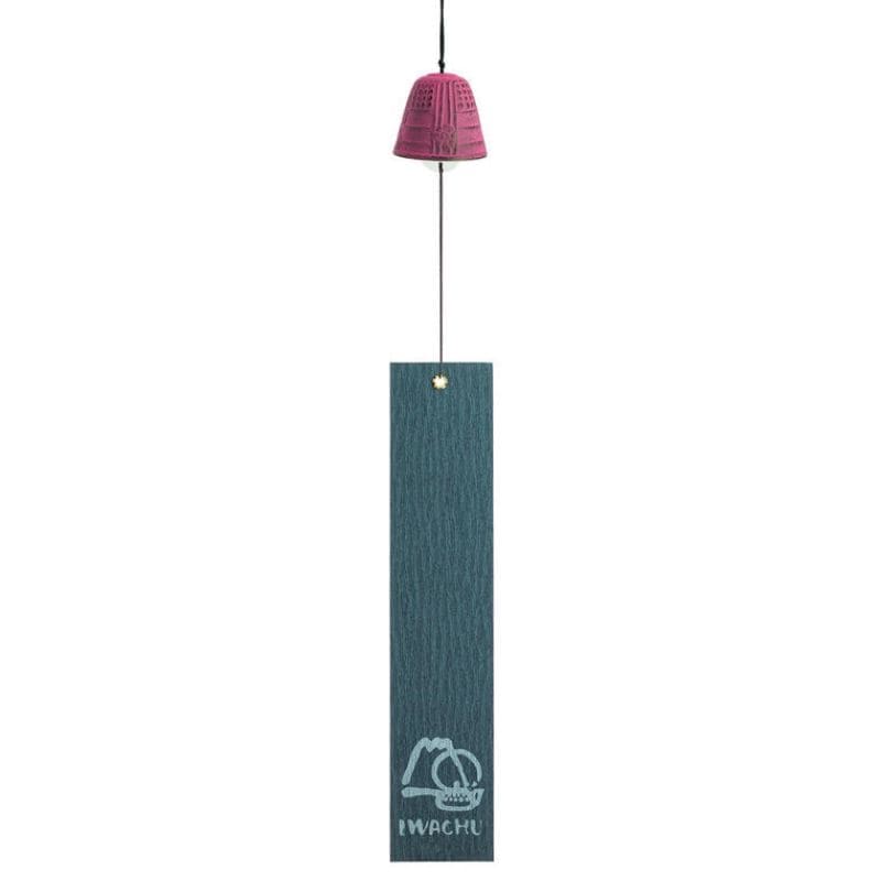 Gong japoński Furin Iwachu różowy 4,5 cm