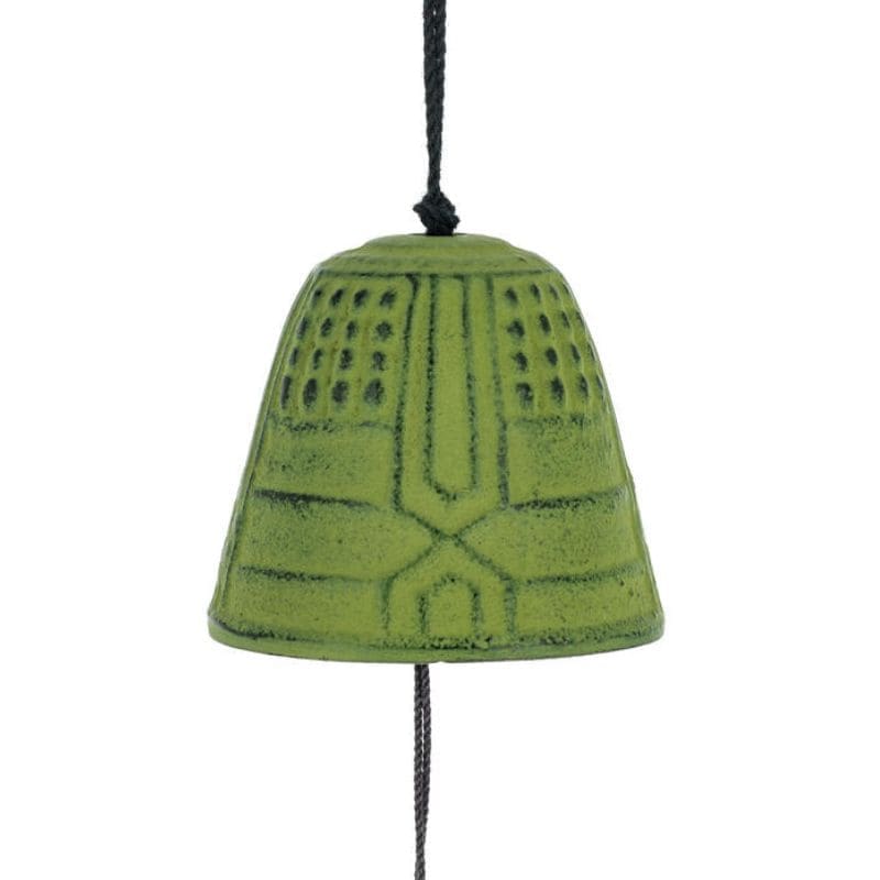 Gong japoński Furin Iwachu zielony 4,5 cm