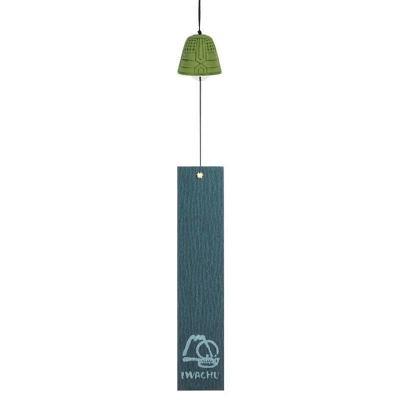 Gong japoński Furin Iwachu zielony 4,5 cm