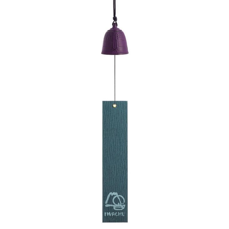 Gong japoński Iwachu żeliwny fioletowy 5,5 cm