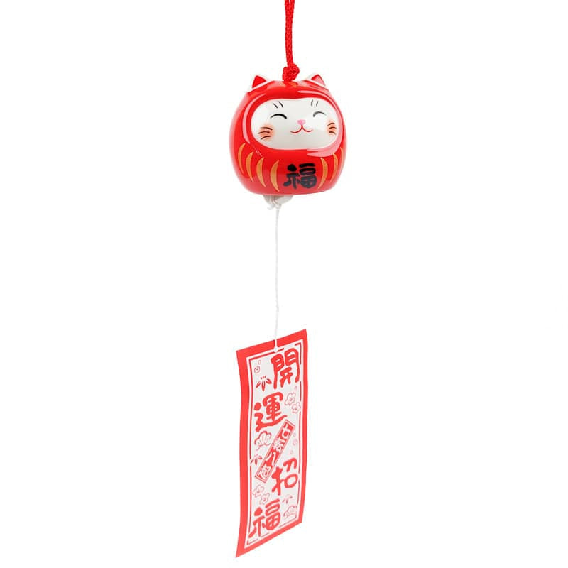 Gong wietrzny Neko Daruma