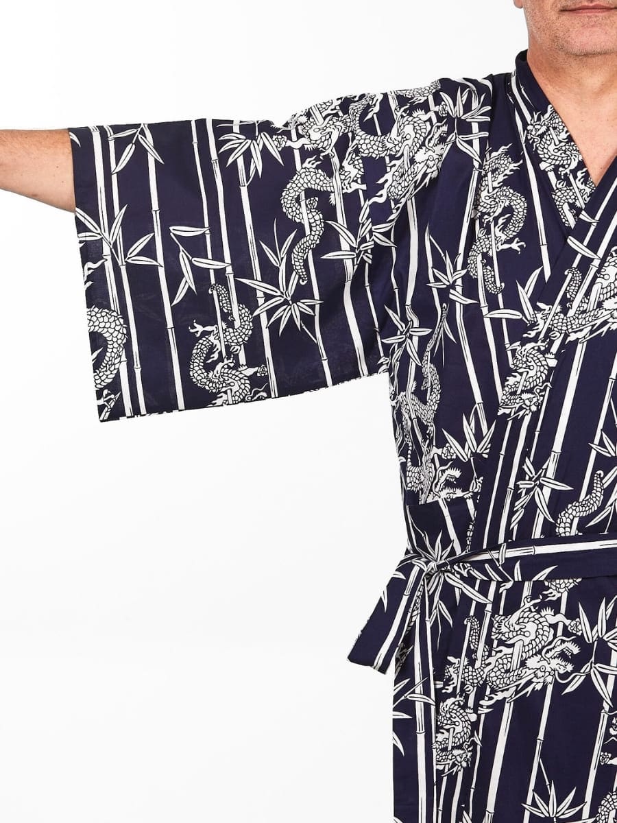 Happi Man Bamboo & Dragon Kimono Uniwersalny rozmiar