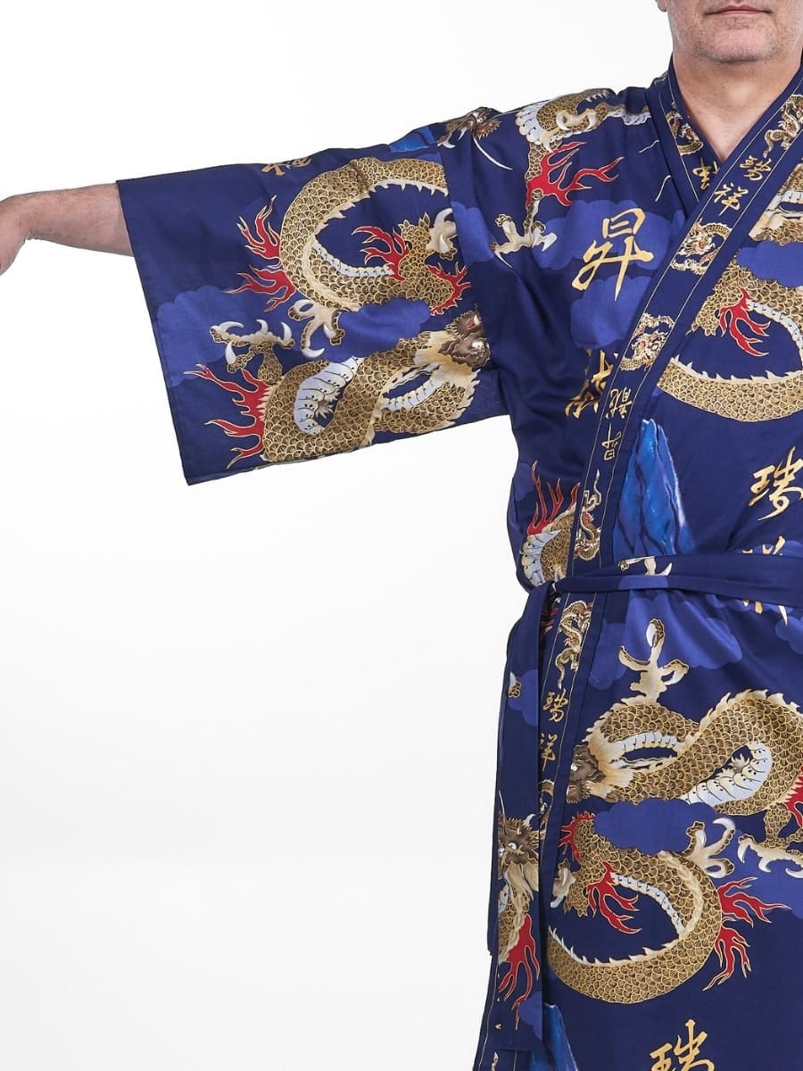 Happi Man Dragon Kimono Uniwersalny rozmiar